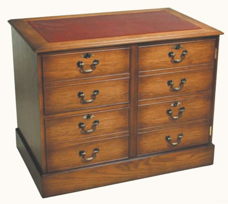 Original antiker Aktenschrank Massivholz Mahagoni | Kommoden