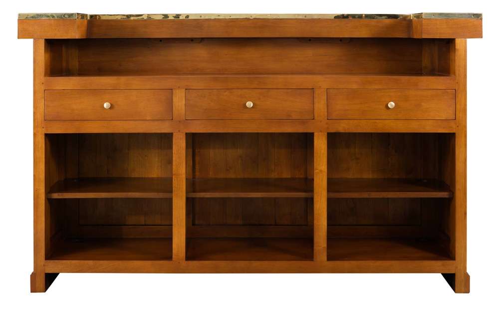 Cocktailschrank / Bar aus Massivholz | Art Deco Barmöbel | Art Deco