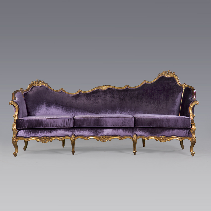 Samt Sofa hochwertige Stilmöbel Morris Antik