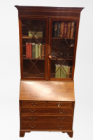 Original antiker Sekretär englischer Mahagoni Aufsatzsekretär massiv Bureau Bookcase Original antiker Sekretär englischer Mahagoni Aufsatzsekretär massiv Bureau Bookcase