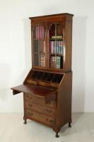 Sekretär mit Aufsatz, Schreibfläche ausgeschmückt mit Leder | Sekretär mit Aufsatz, Schreibfläche ausgeschmückt mit Leder Default - Sekretär mit Aufsatz, Schreibfläche ausgeschmückt mit Leder - Sekretäre