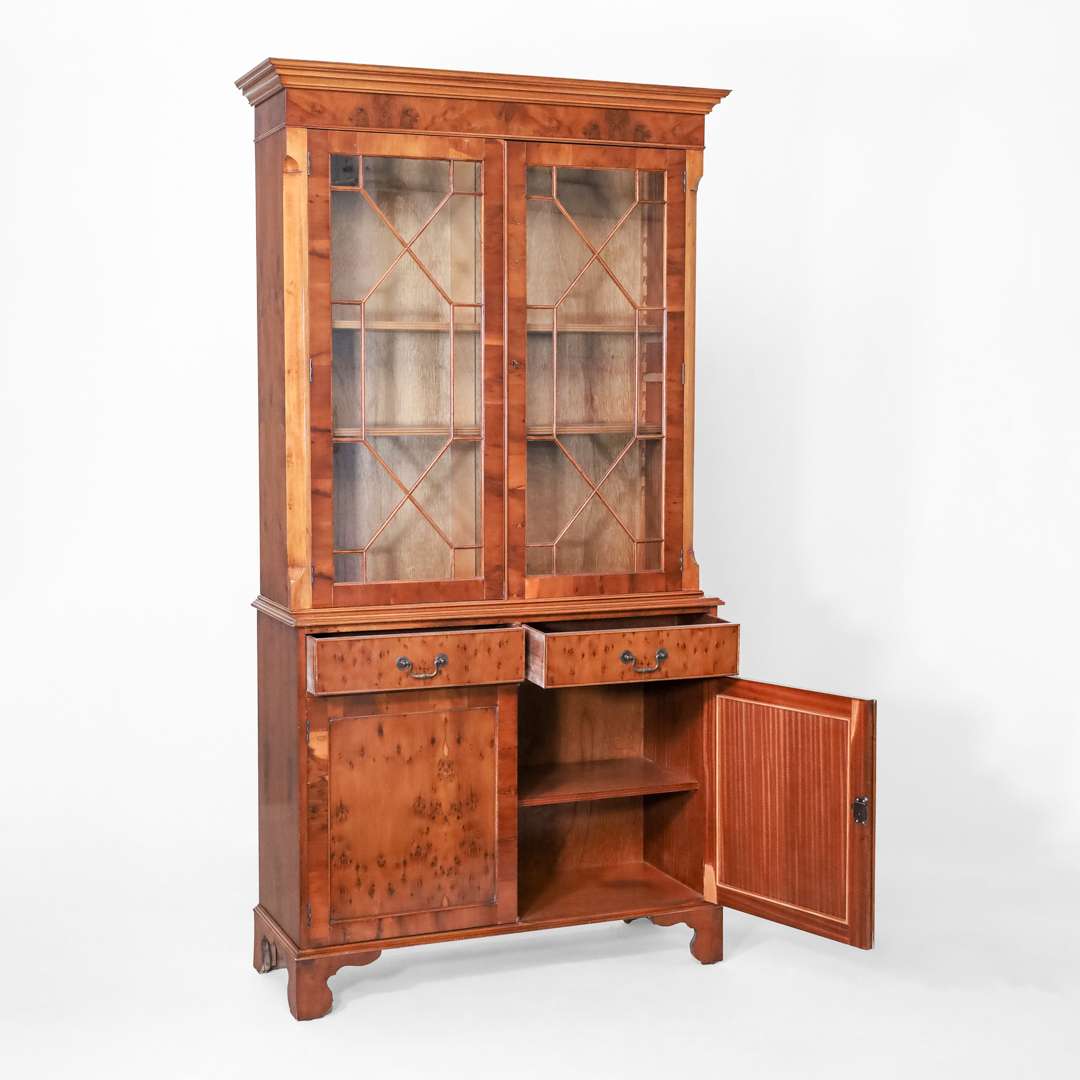 Bookcase Bcherschrank Eibe oder Mahagoni | Bcherschrnke | Englische Mbel  | Mbel | Chesterfieldmbel Shop