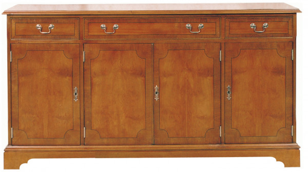 Sideboard Wohnzimmerschrank mit vier Schranktüren Mahagoni | Sideboard Wohnzimmerschrank mit vier Schranktüren Mahagoni zum günstigen Preis bei chesterfieldmoebel.de - Schlagen Sie jetzt zu! Default - Sideboard Wohnzimmerschrank mit vier Schranktüren Mahagoni - Russisch