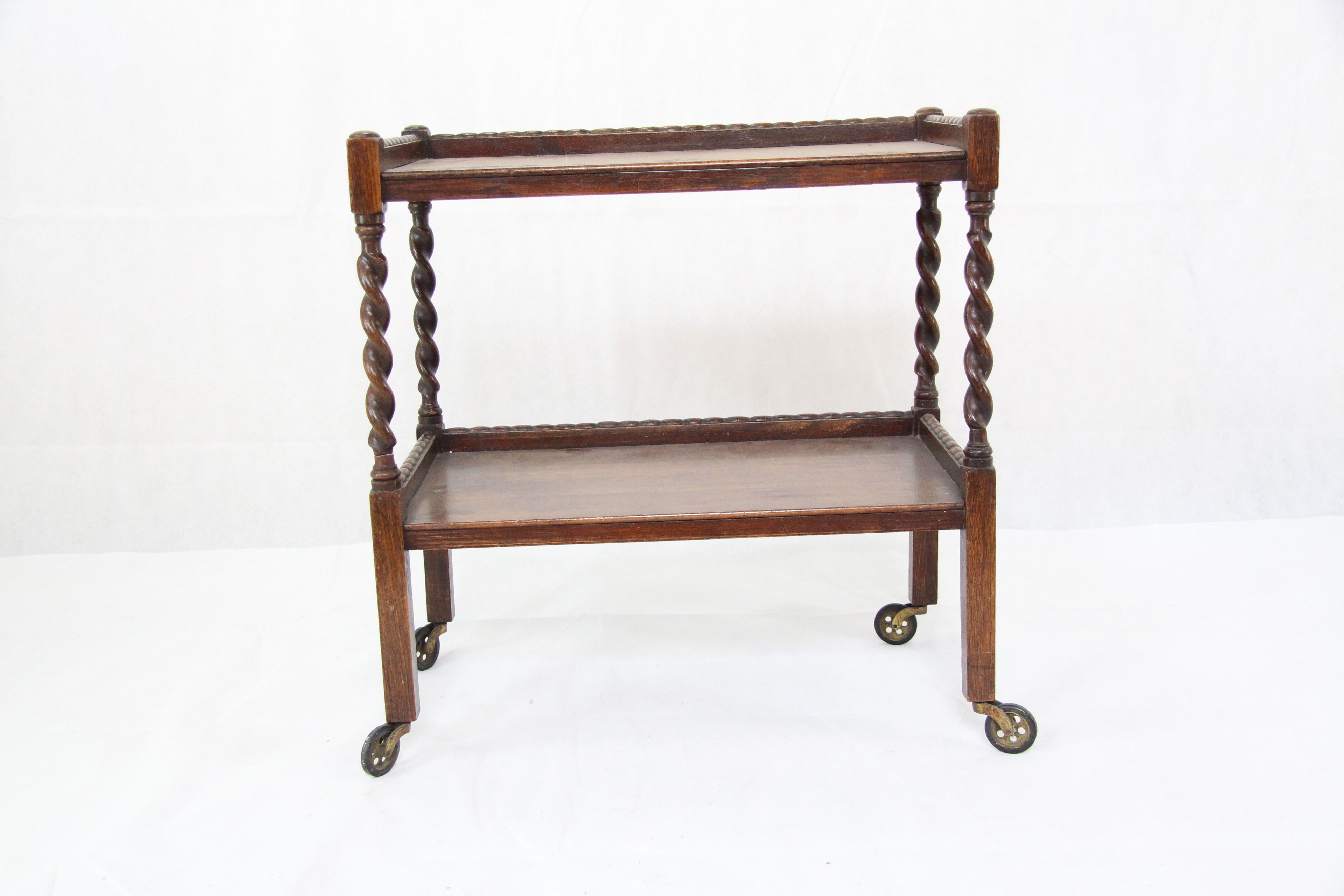 Original antiker Teewagen Eiche 1920 | Eiche | Englische Antiquitäten